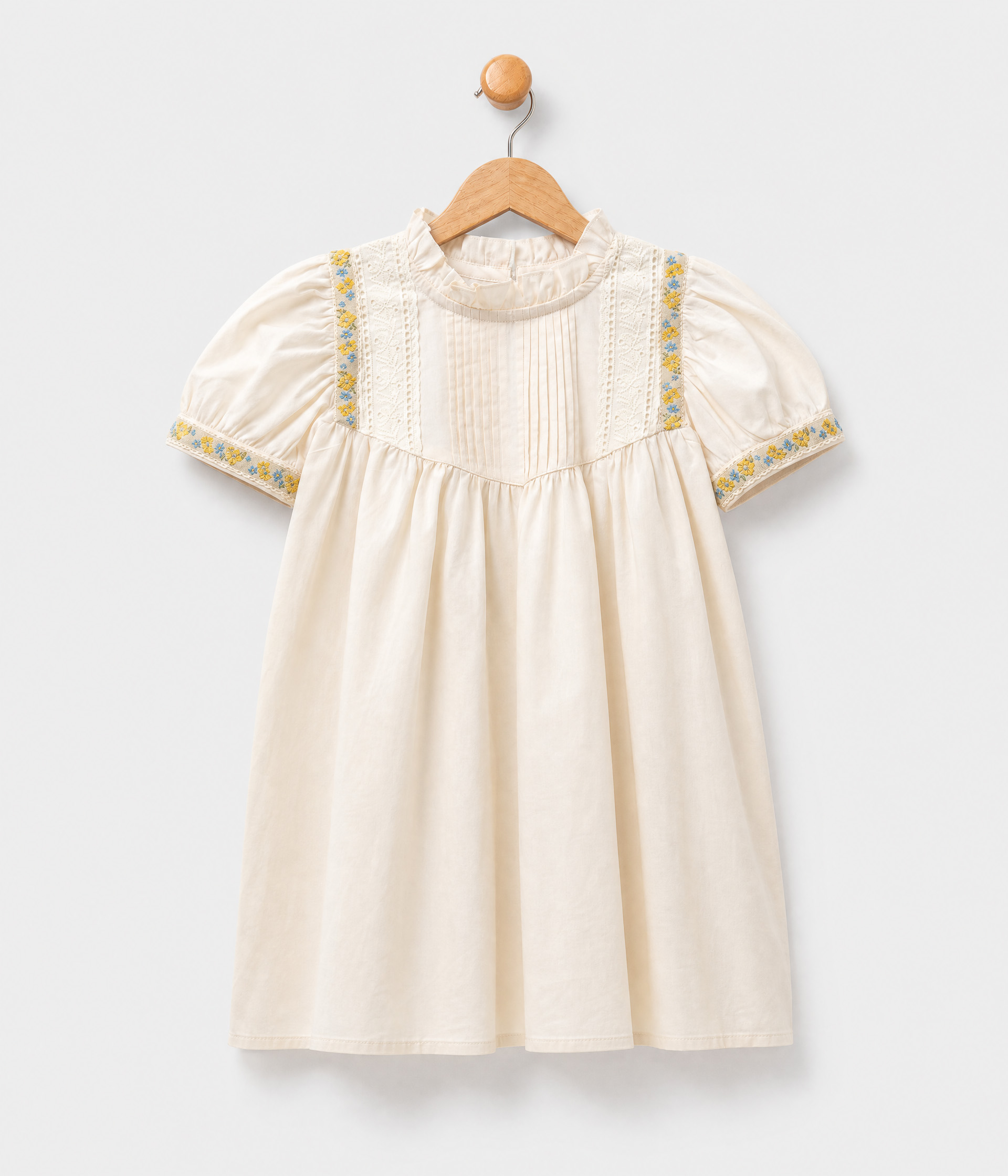 726713 Robe fille ecru douceur d'Antan – Image 1