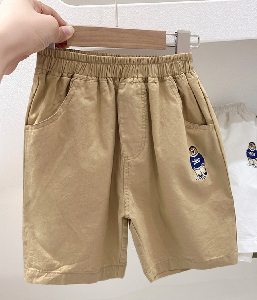 792369 Bermuda garçon beige – Image 1