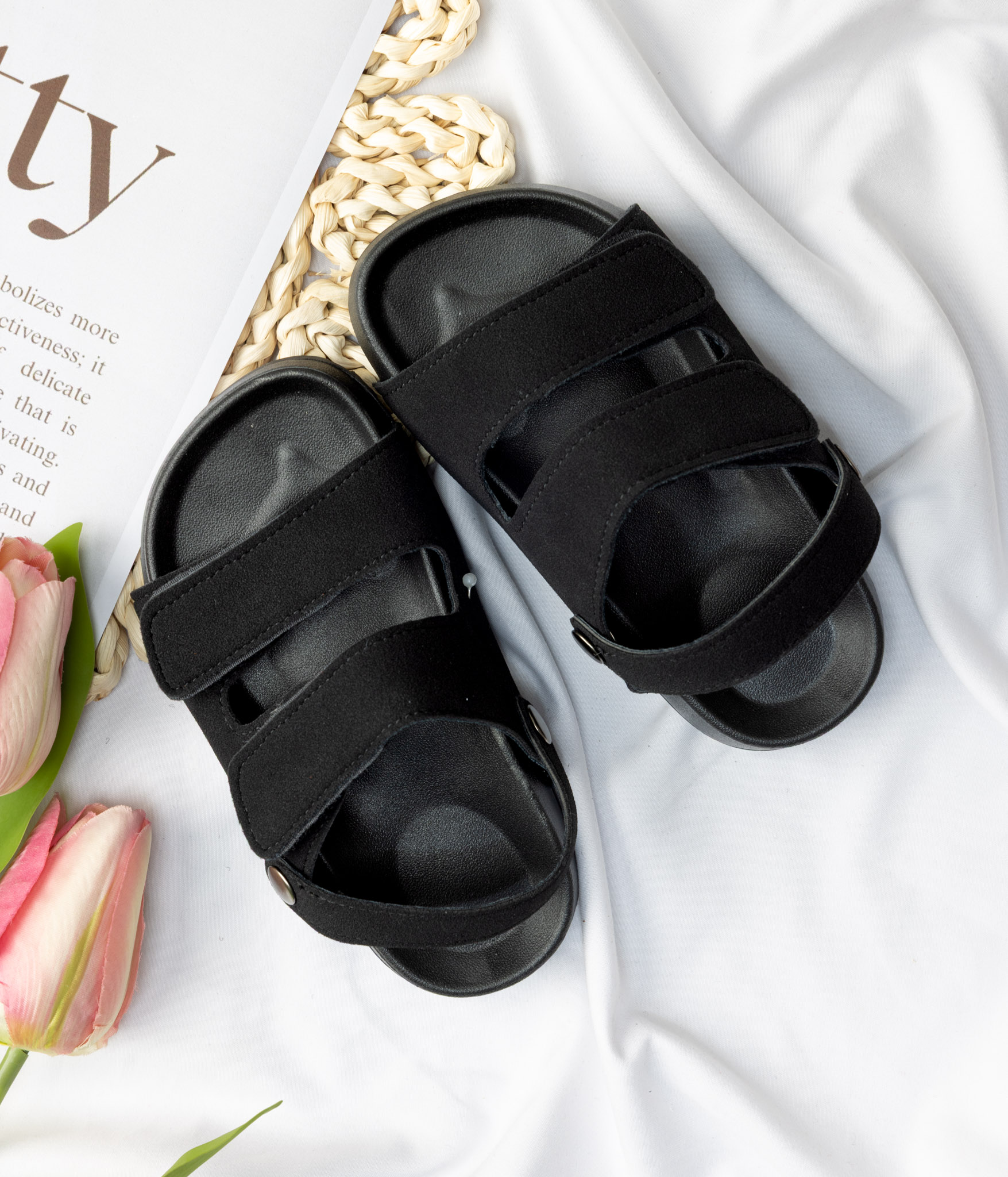 874697 1 1 Sandales enfant noires casual – Image 1
