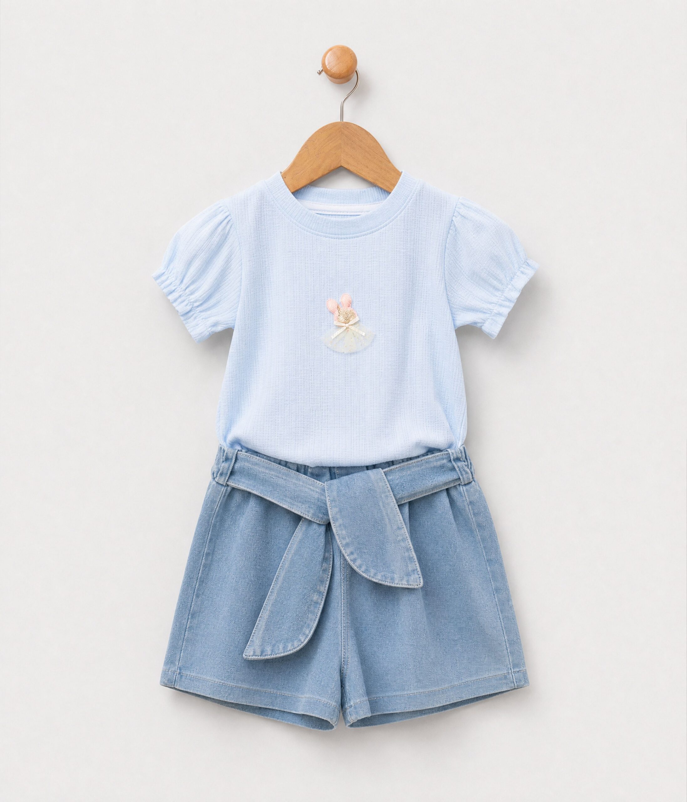 997226n Duo bleu et jean pour fille – Image 1