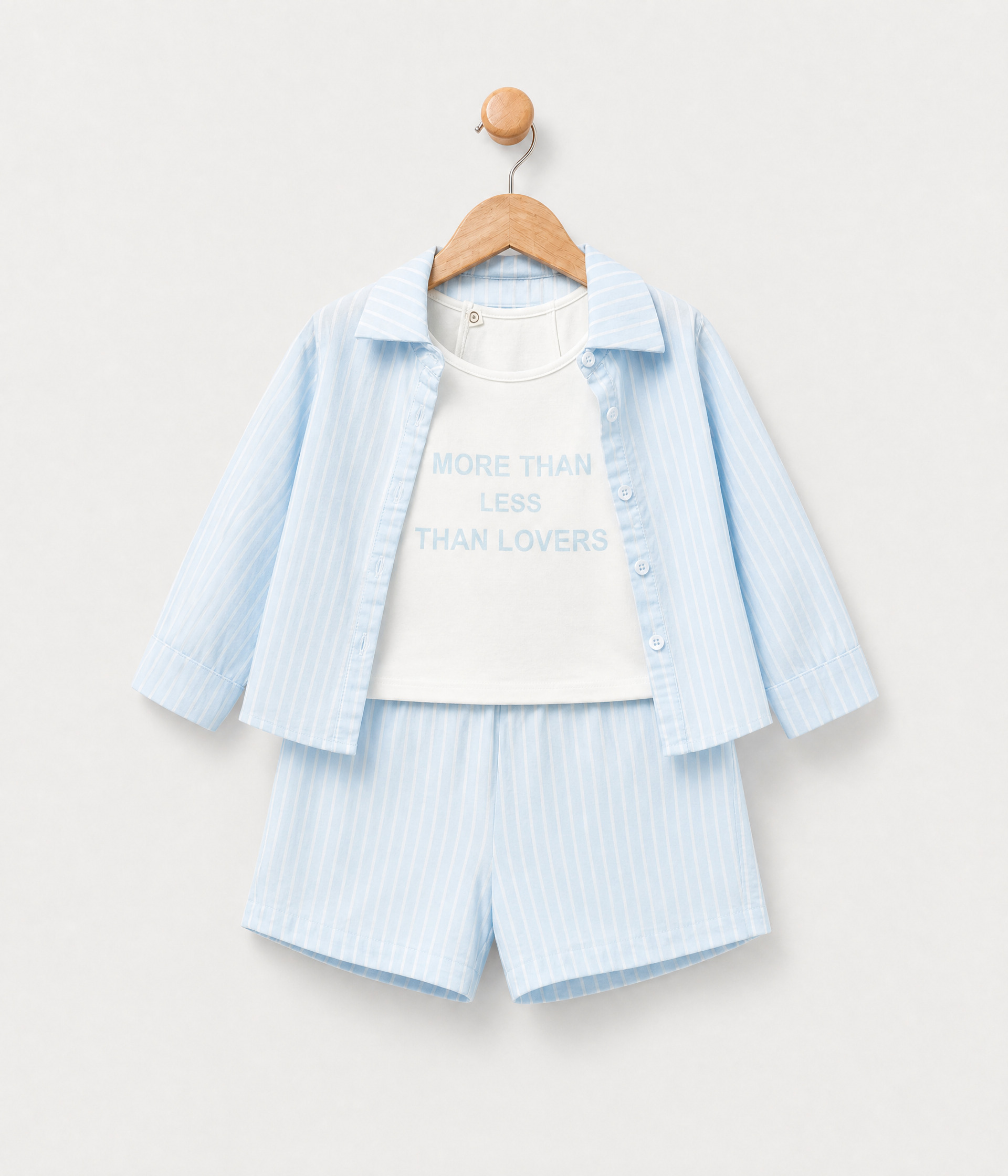 149868 Ensemble fille 3 pièces bleu ciel – Image 1