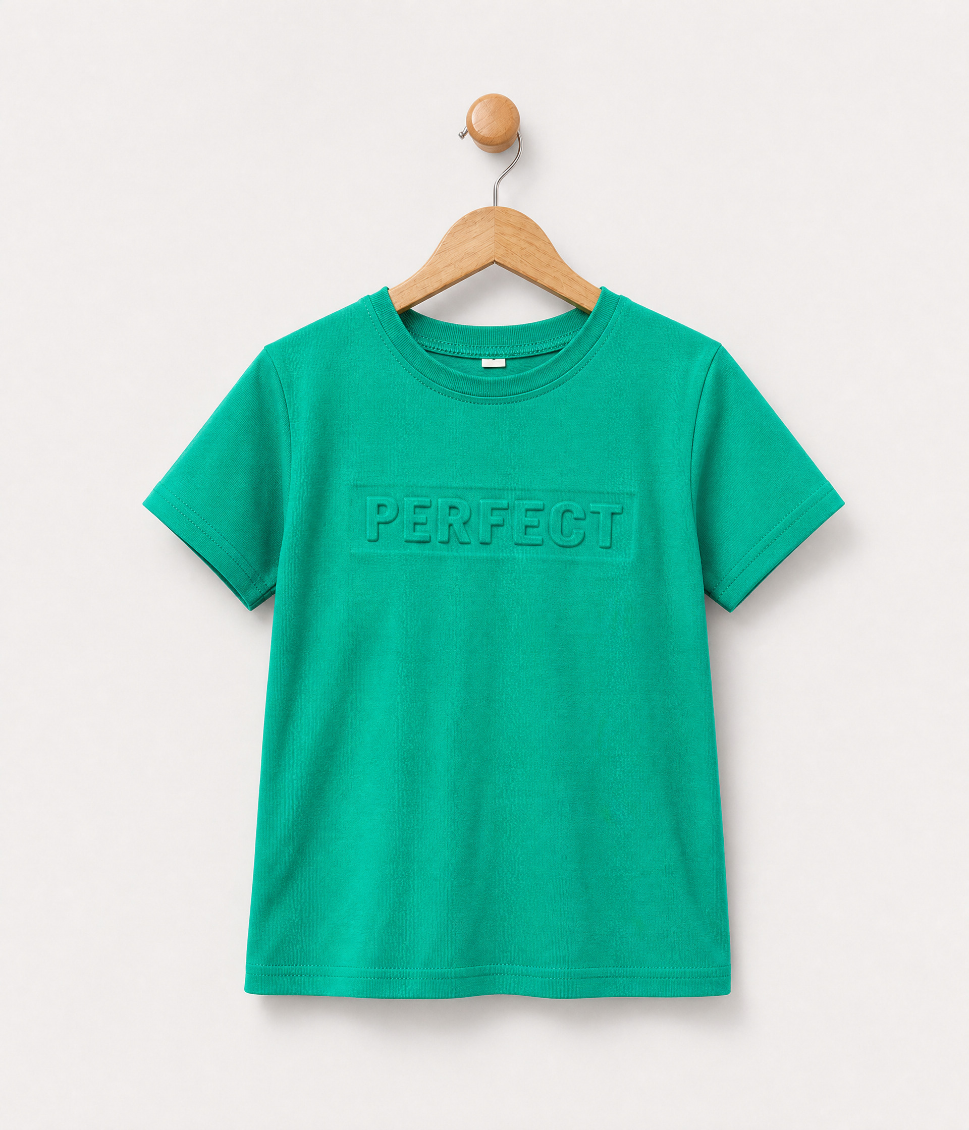 168921 T-shirt enfant vert “Perfect” – Image 1