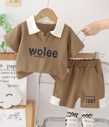 Tenue de 2 pièces camel style sportswear