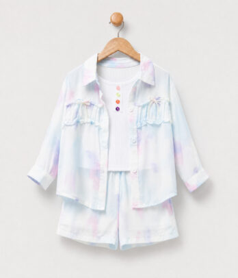 Ensemble fille 3 pièces pastel