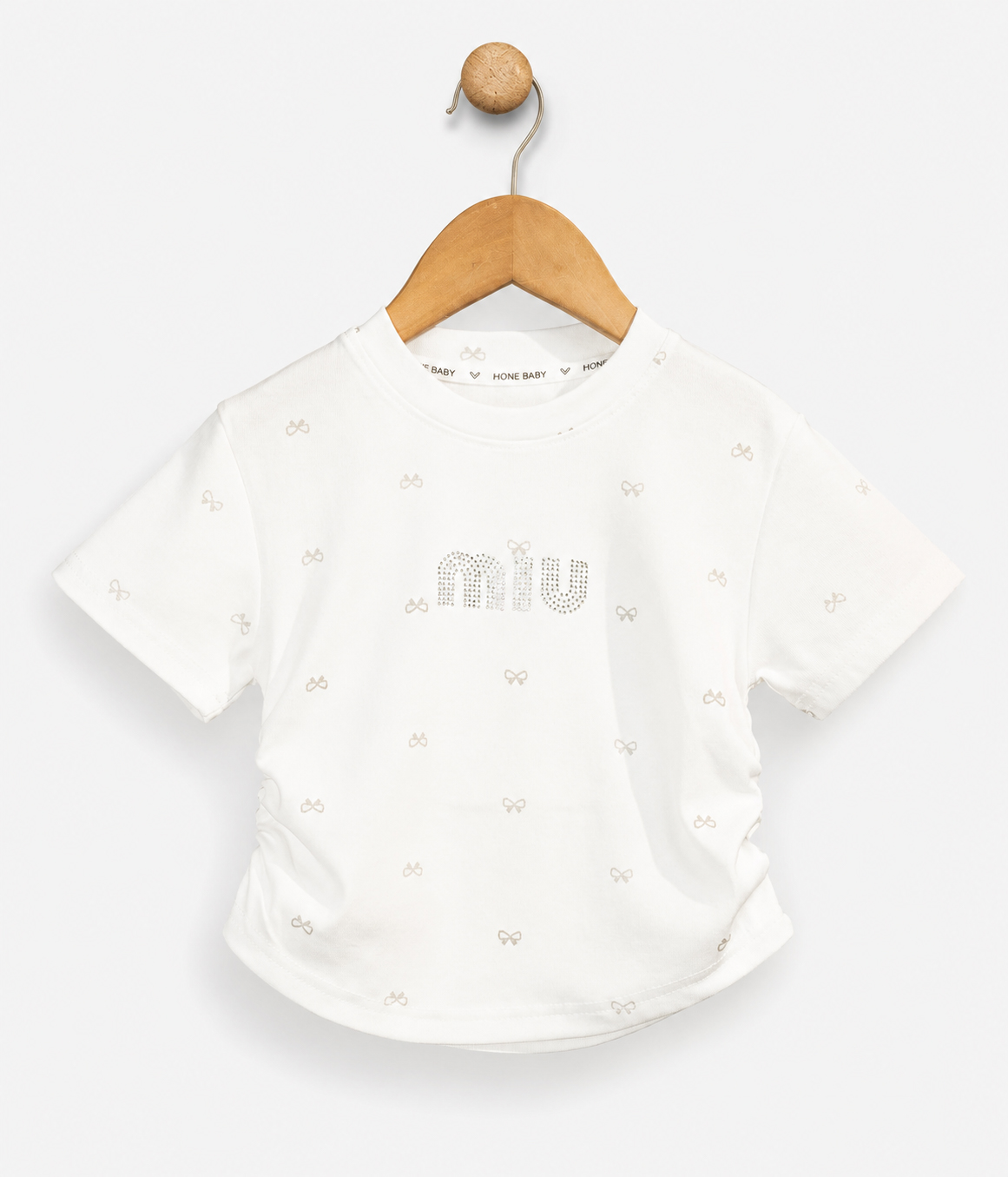 289158 - T-Shirt blanc nuage a noeud – Image 1