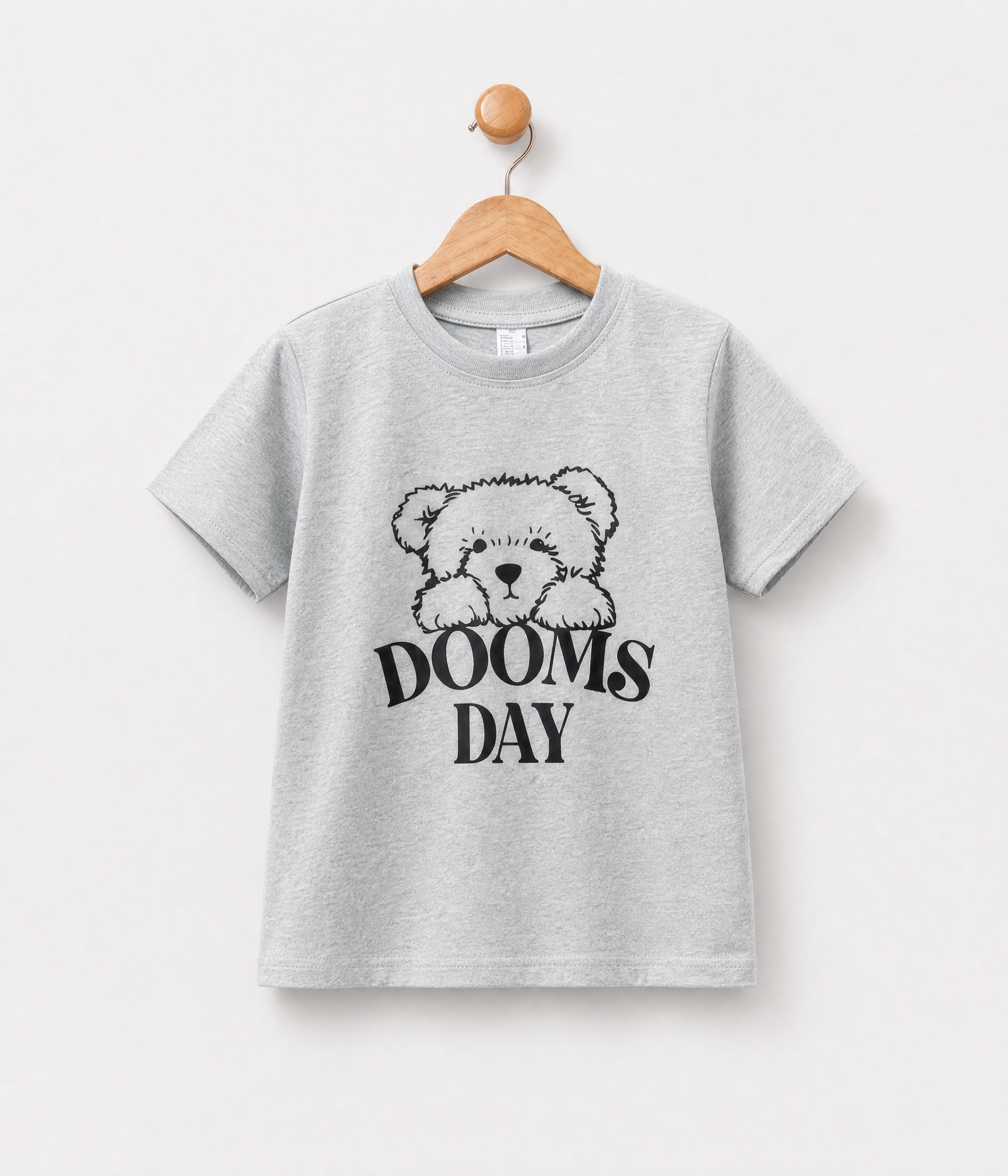 335898-1 T-shirt enfant mixte gris – Image 1