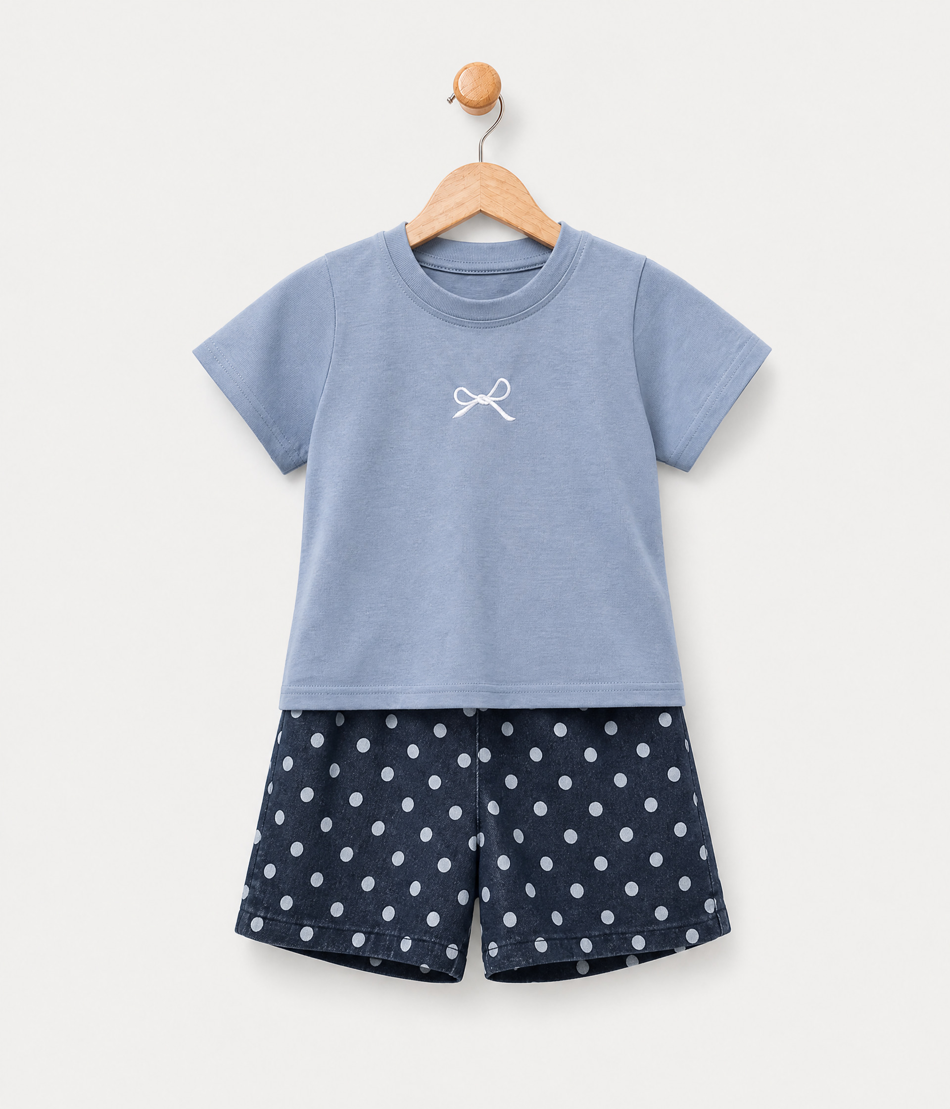 386793-1 Ensemble 2 pièces fille été – Style mignon, confort léger, enfant – Image 1