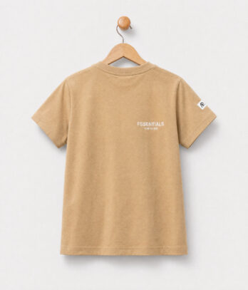 T-shirt garçon camel style minimaliste