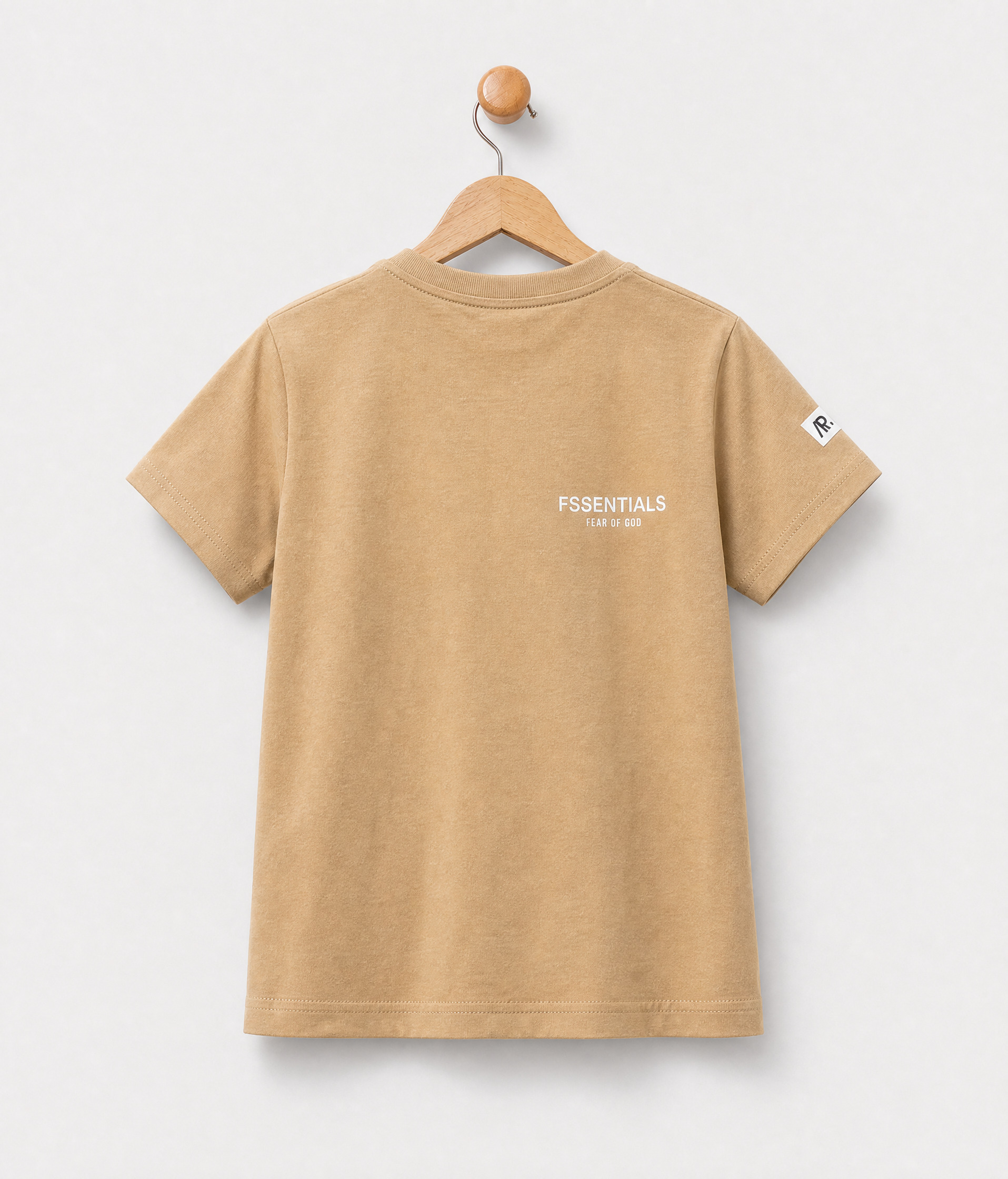 424188f T-shirt garçon camel style minimaliste – Image 1