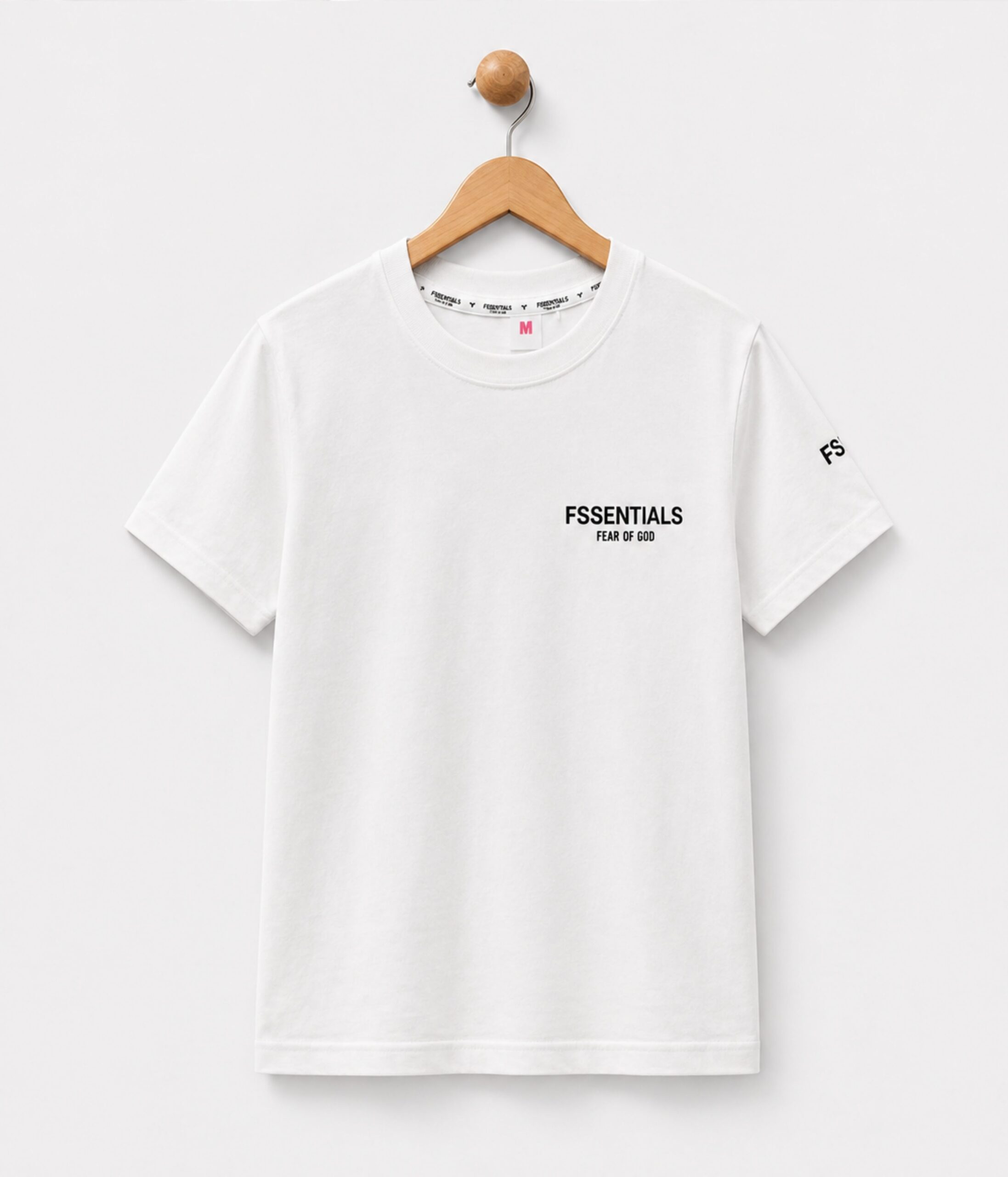 466697 T-shirt garçon blanc style minimaliste – Image 1