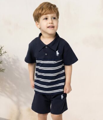 Ensemble garçon polo et short