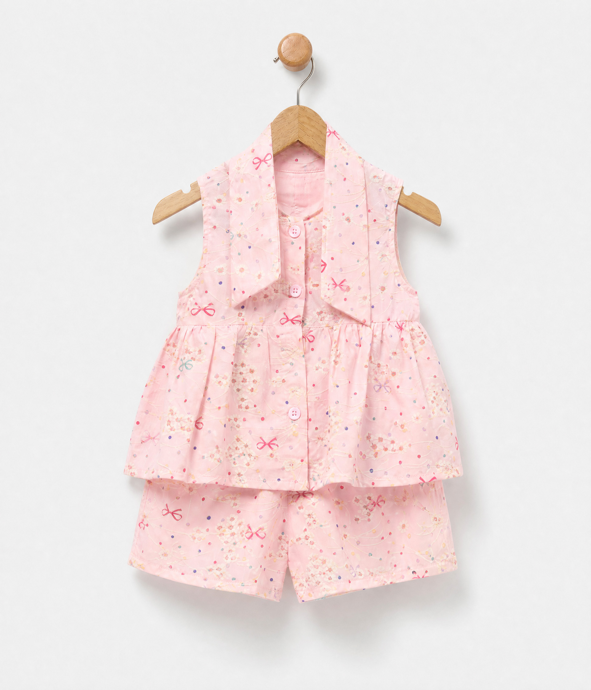 792477o Tanue rose clair dos nu coeur originale pour fille – Image 1
