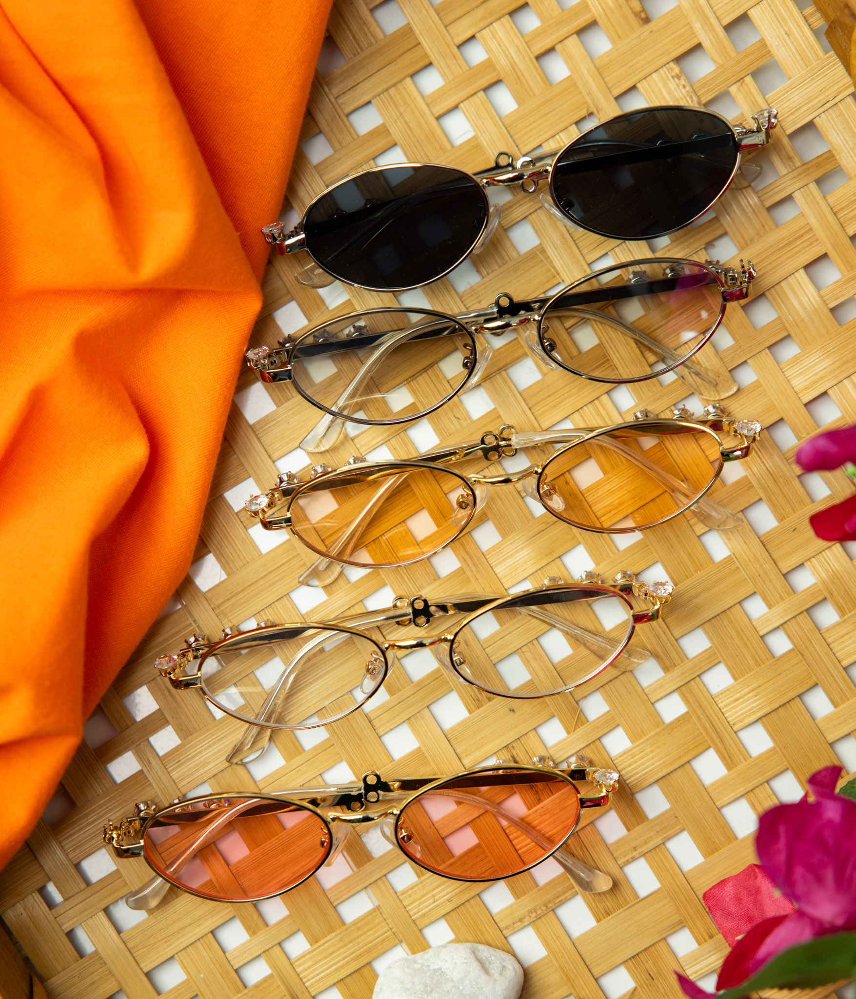 832652-11 Lunettes de soleil enfant ovales fines – Image 1