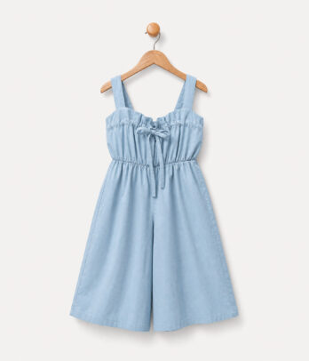 Combinaison fille bleu ciel